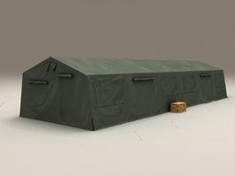 Military Camping Army Tent 3d model preview