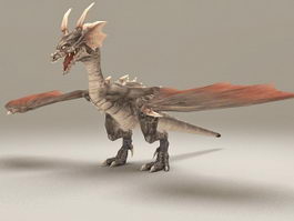Fantasy Dragon 3d model preview