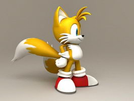 Miles Tails Prower 3d model preview
