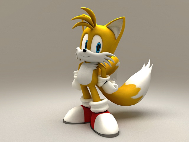 Miles Tails Prower 3d model Object files free download - modeling 36366