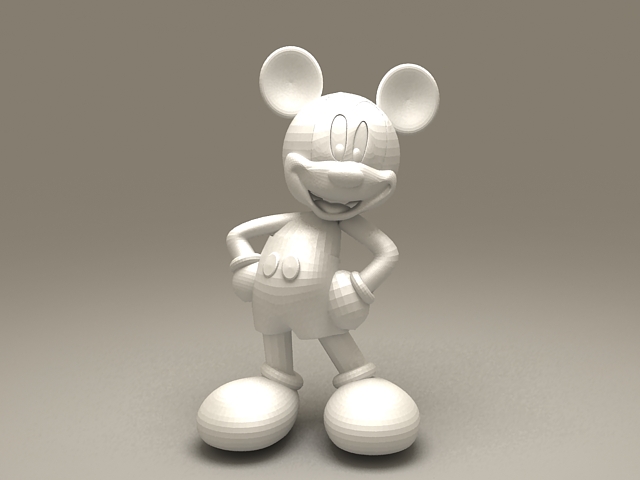 Mickey Mouse 3d model Object files free download - modeling 36367 on CadNav