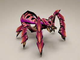 Giant Monster Spider 3d model preview