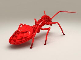 Red Ant Statue 3d preview