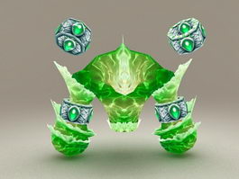 Water Elemental 3d model preview