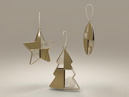 Christmas Star Ornament Craft 3d preview