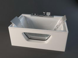 Bathtub Jacuzzi Whirlpool Tub 3d preview