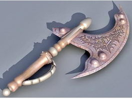 One-Handed Battle Axe 3d preview