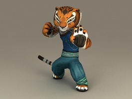 Kung Fu Panda Tigress 3d model preview