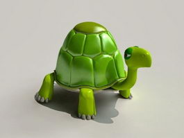 Turtle Comic Character 3d model preview