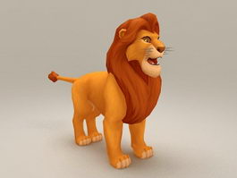 Simba - The Lion King 3d preview