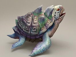 Fantasy Turtle 3d model preview