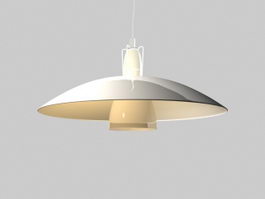 Modern Bowl Pendant Lighting 3d model preview