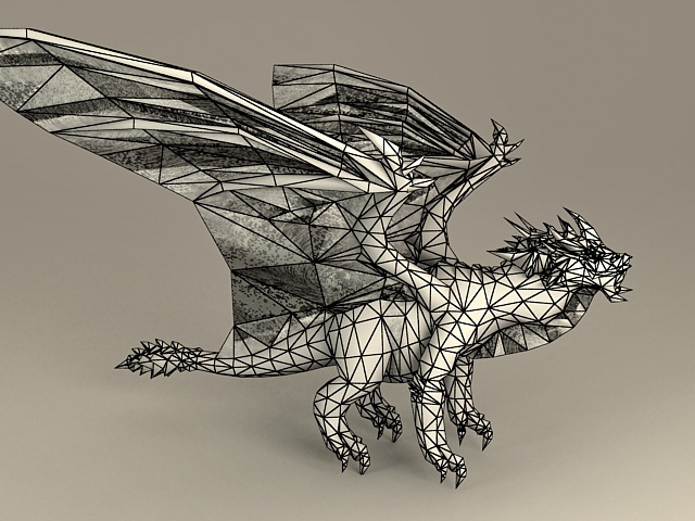 Blue Dragon Kalecgos 3d rendering