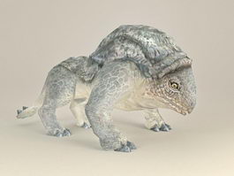 Hippo Lizard Monster 3d model preview