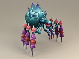 Monster Toxic Spider 3d model preview