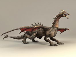 Dark Dragon 3d model preview