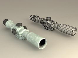 Rifle Scope 3d preview