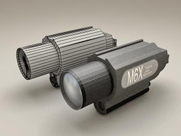 Tactical Laser Illuminator 3d preview