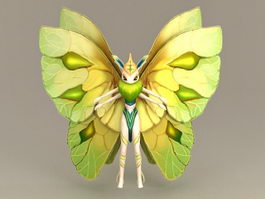 Elf Butterfly 3d model preview