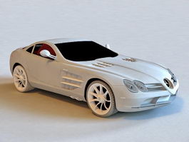 Mercedes SLR McLaren Roadster 3d model preview