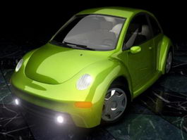 VW Beetle 3d model preview