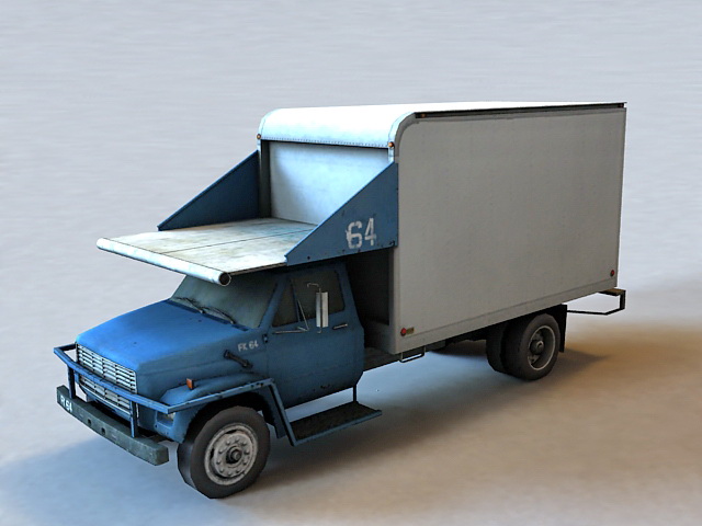 Airport Catering Truck 3d rendering
