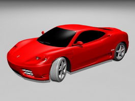 Ferrari 360 Sports Car 3d model preview