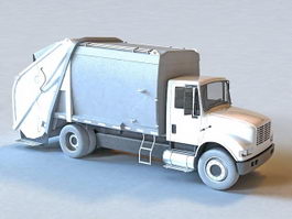 Trash Garbage Truck 3d preview