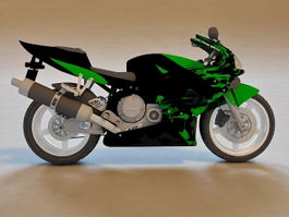 Honda CBR Sport Bike 3d model preview