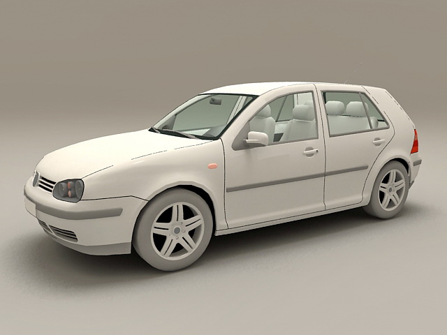 VOLKSWAGEN GOLF MK4 3D Model in Classic Cars 3DExport