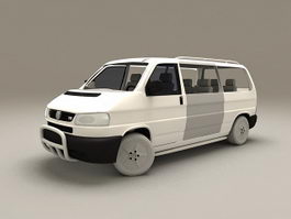 VW Transporter 3d model preview