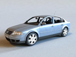 Volkswagen Passat Car 3d model preview