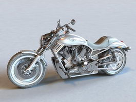 Harley-Davidson Motorcycle 3d model preview