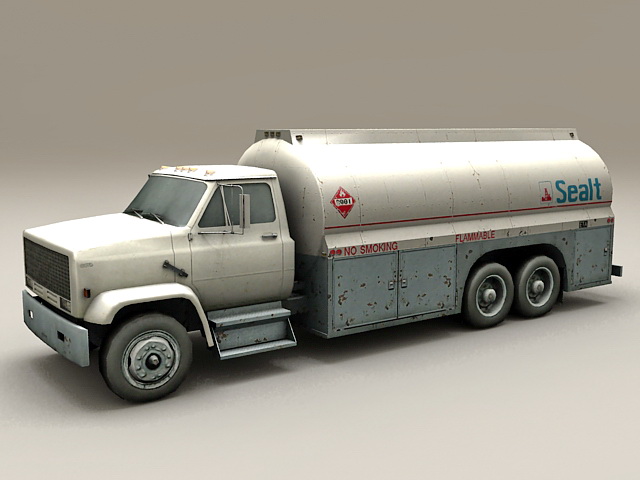 Airport Aviation Fuel Truck 3d rendering