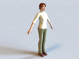 Alyx Vance - Half-Life character 3d model - CadNav