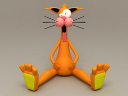 Cartoon Animal Doll 3d model preview