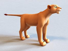 Nala The Lion King Character 3d model preview