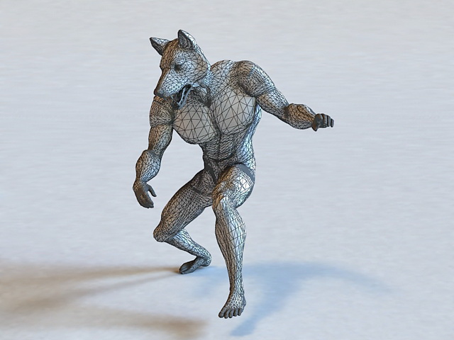 Mythical Creatures Werewolf 3d model 3D Studio,3ds Max,Autodesk FBX ...