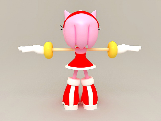 Free OBJ file Amy Rose SONIC Amy Rose 3D MODEL RIGGED Amy Rose DRAGON  DINOSAUR POKÉMON SONIC PET pet Amy Rose 🌹・3D print model to download・Cults