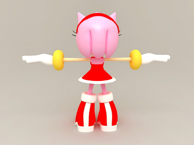 Sonic e Amy Rose Modelo 3D - TurboSquid 1085207