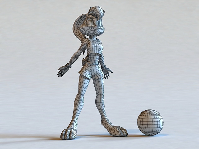 Lola Bunny Looney Tunes Character 3d Model 3ds Maxautodesk Fbxobject