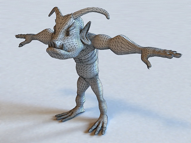 Minotaur Monster 3d rendering