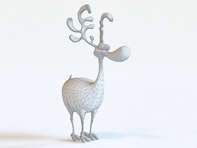 Christmas Reindeer Deer 3d rendering