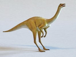 Gallimimus Dinosaur 3d model preview