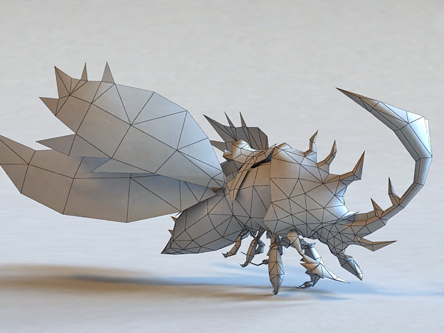 Giant Beetle Mounts 3d rendering