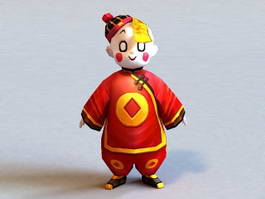 Chinese Jiangshi 3d model preview