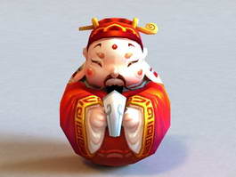 Chinese Fortune God 3d preview