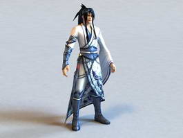 Ancient Chinese Clothing Man 3d model preview