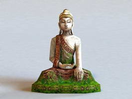 Old Buddha Statue 3d model preview
