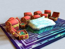 Pirates Treasure Chests 3d preview